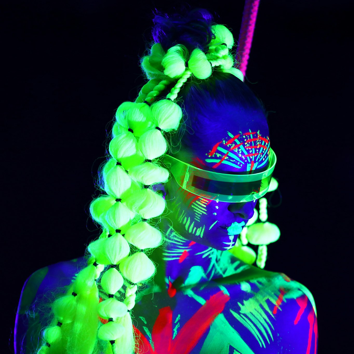 Neon Naked Life Drawing in Bethnal Green!