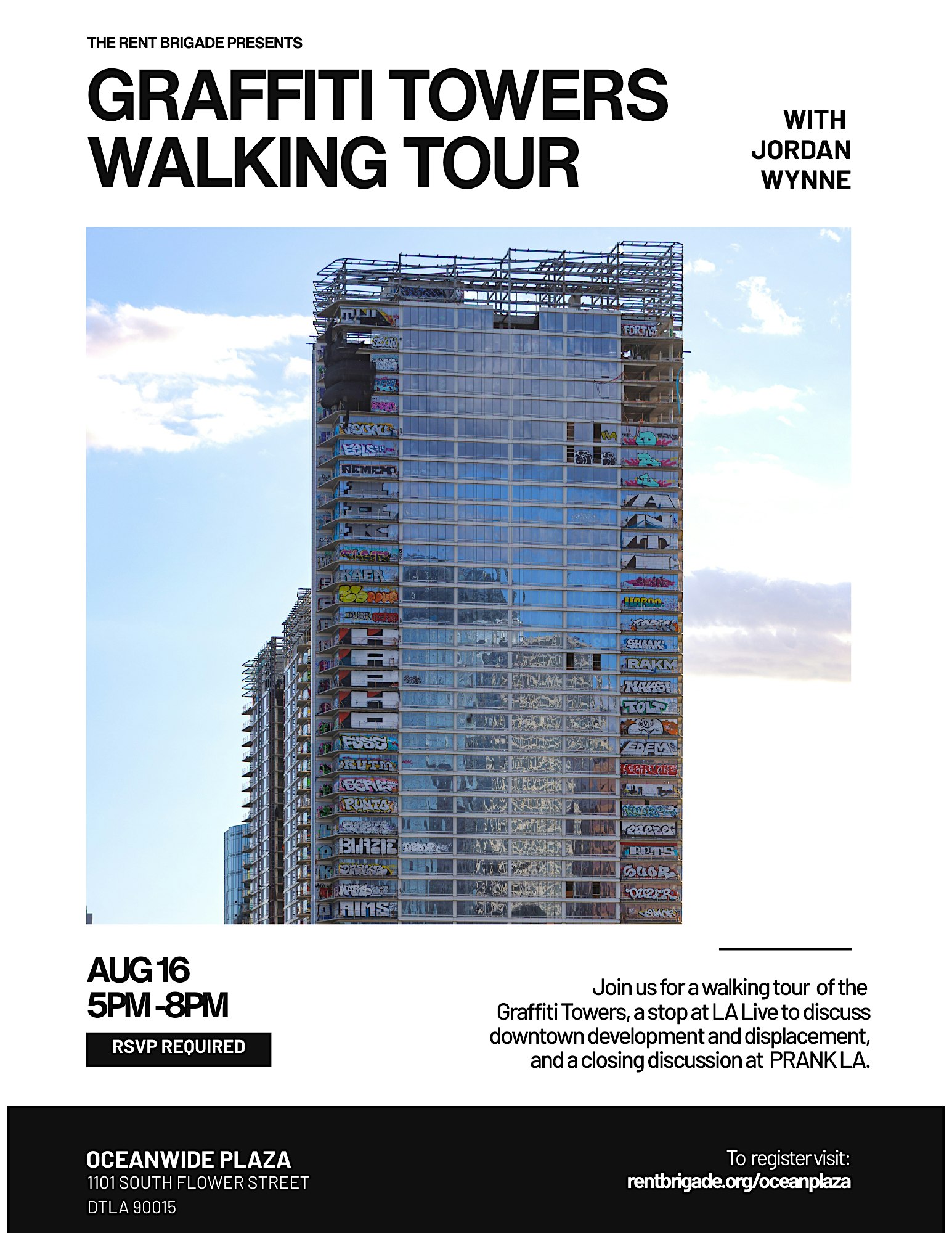 Graffiti Towers Walking Tour with The Rent Brigade (September 6)
