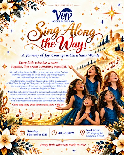 Sing Along the Way!  A Journey of Joy, Courage & Christmas Wonder