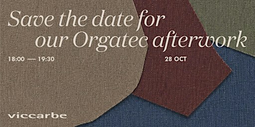 Viccarbe ORGATEC Afterwork 2026