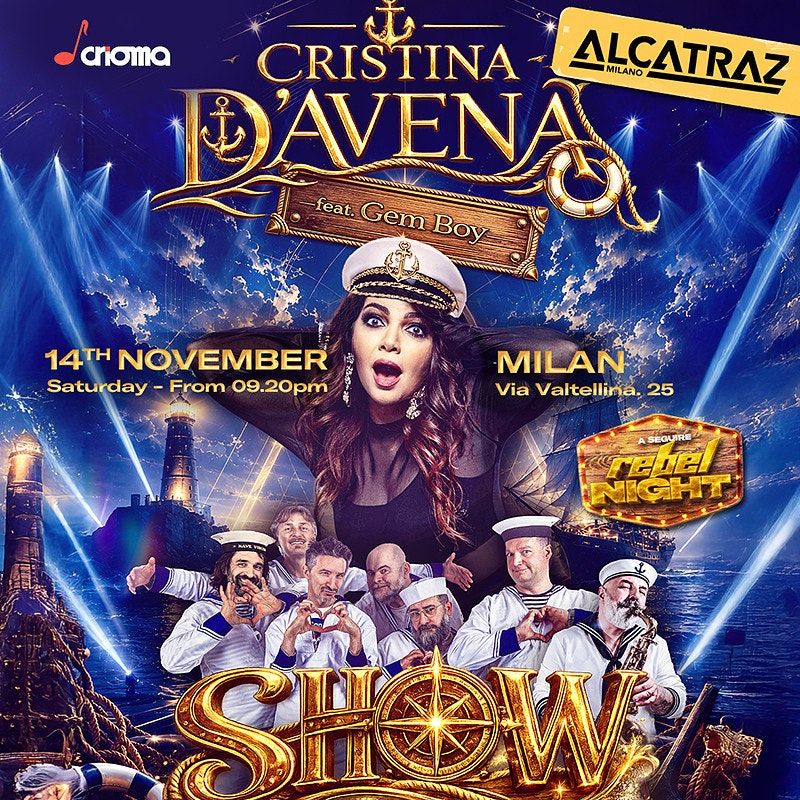 Cristina D'avena live + Rebel Night
