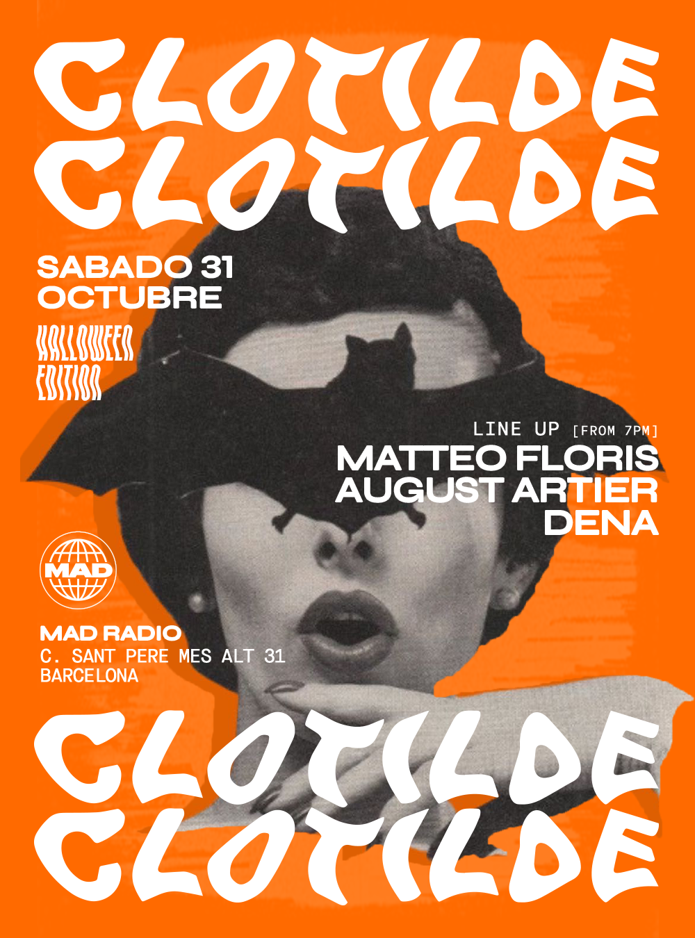 Clotilde at Mad Radio - Halloween Edition