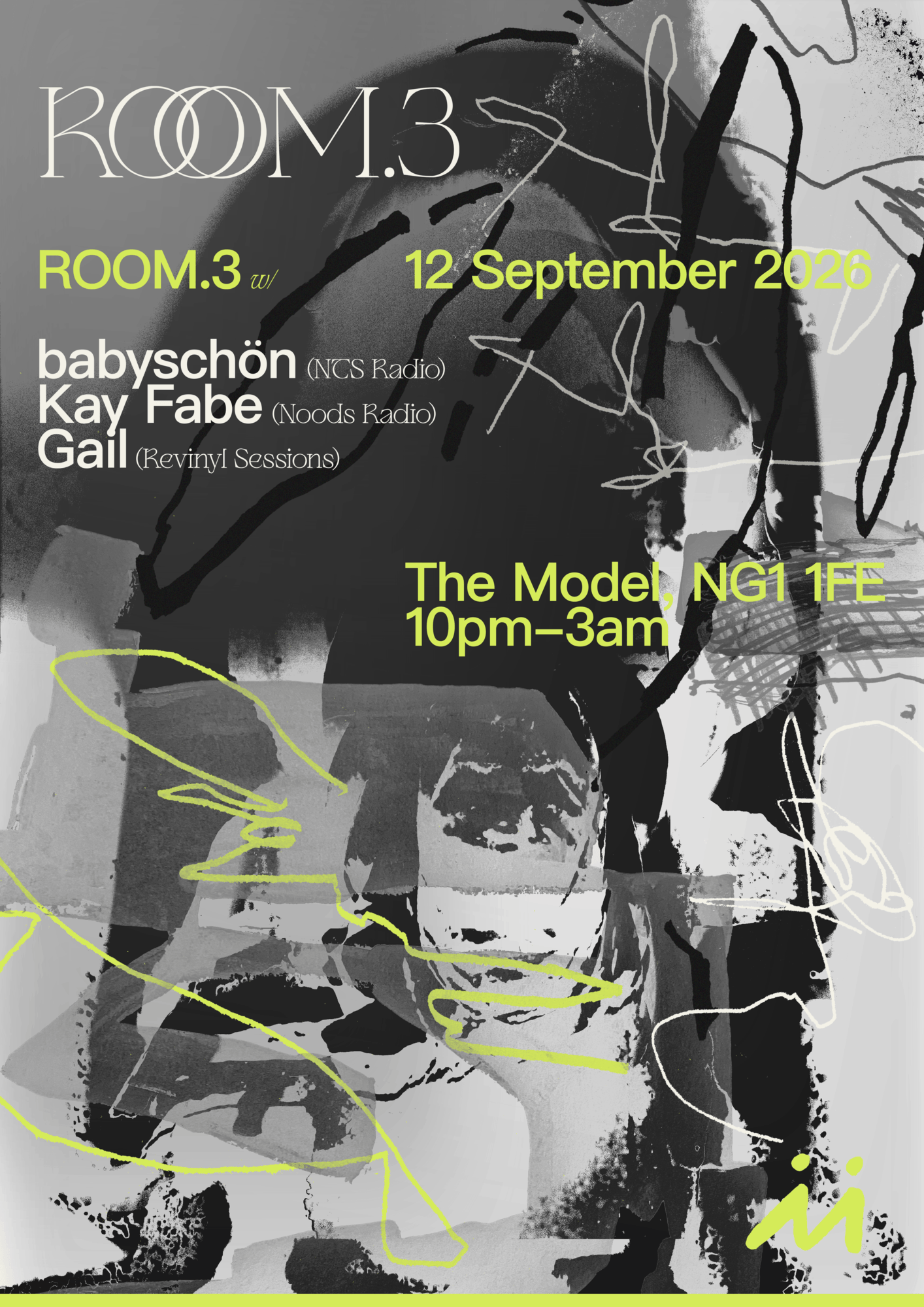 ROOM.3 with babyschön, Kay Fabe + Gail