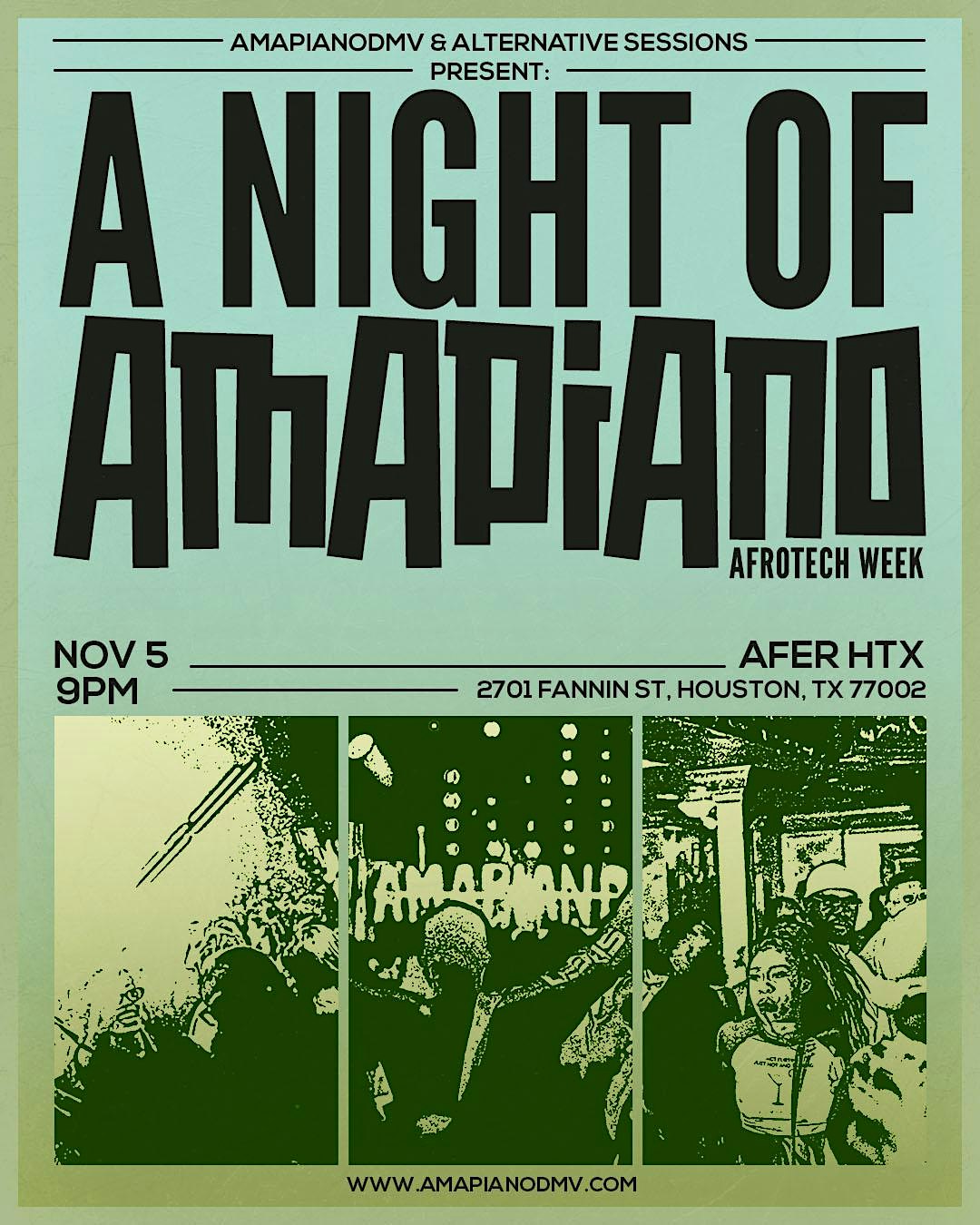 A NIGHT OF AMAPIANO - AFROTECH  WEEKEND