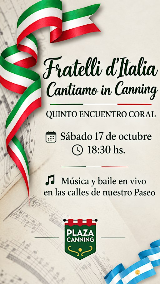 CANTIAMO IN CANNING