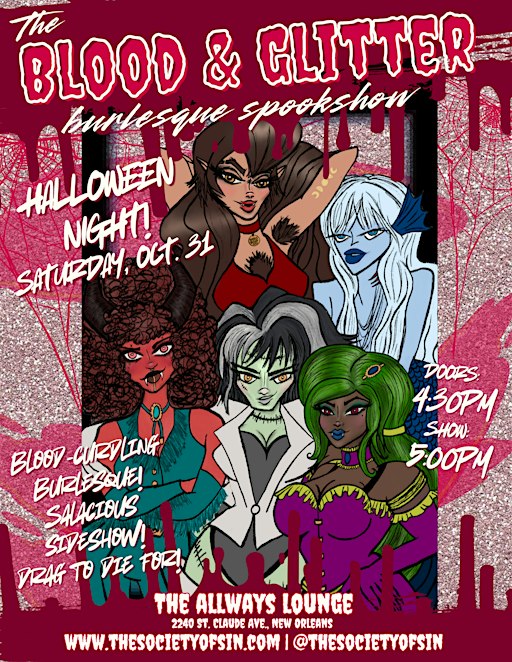 The Blood & Glitter Burlesque Spookshow (EARLY SHOW)