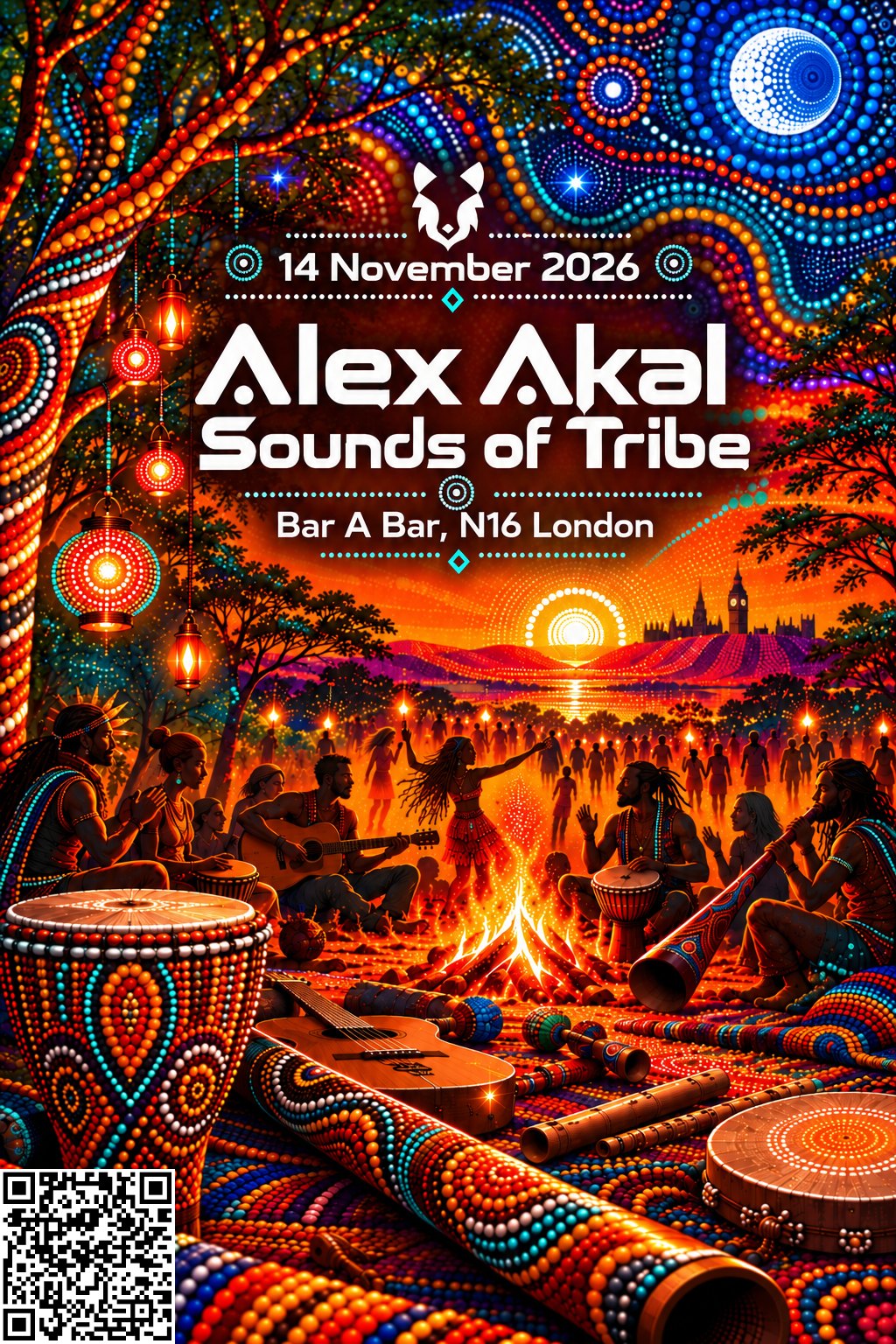 ALEX AKAL - SOUNDS OF TRIBE - Electronic Tribal with Live Music + World Jam Session