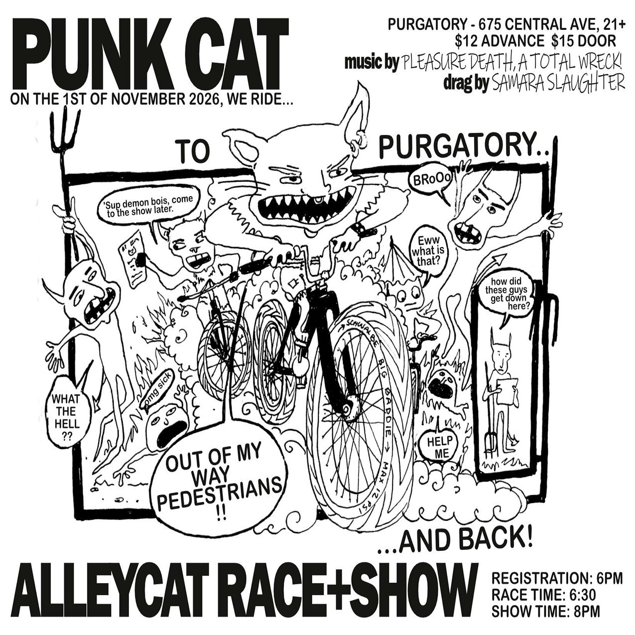 Punk Cat Alleycat Race + Show