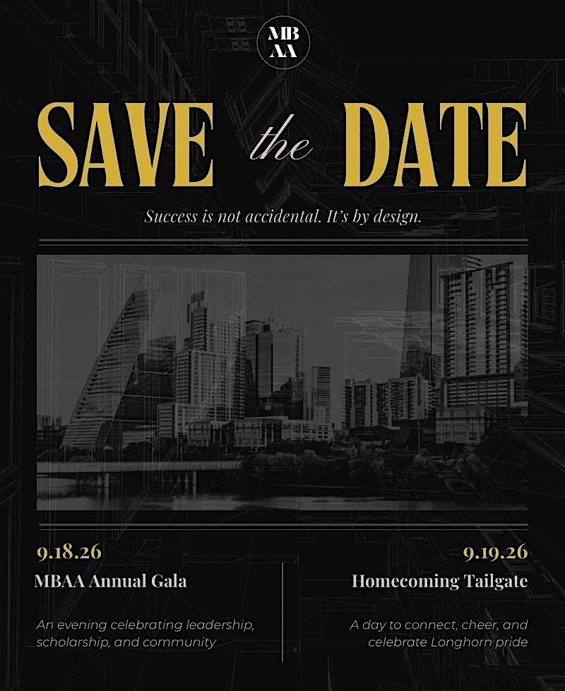4th Annual McCombs Black Alumni Association Gala