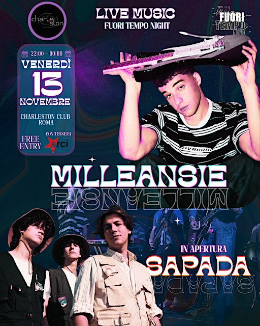 MILLEANSIE LIVE - Fuori Tempo Night