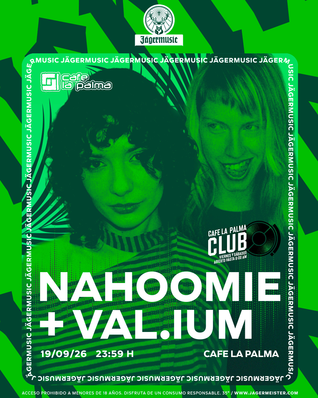 JAGGERMEISTER PRESENTA: Nahoomie + VA.LIUM