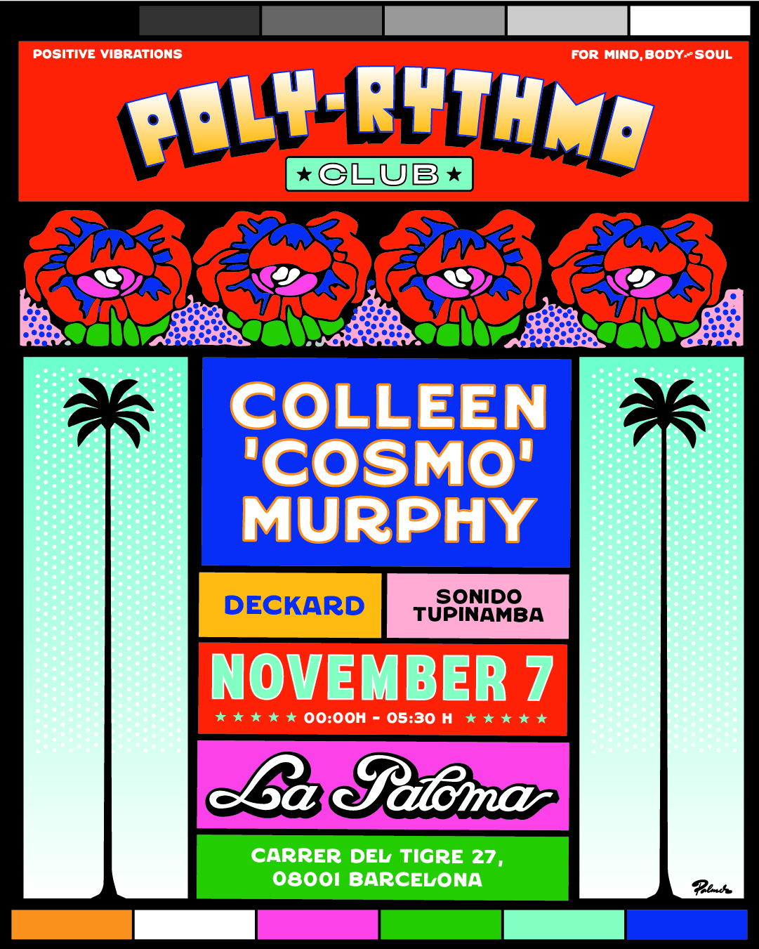 Poly-Rythmo Club: Colleen 'Cosmo' Murphy + Deckard + Sonido Tupinamba