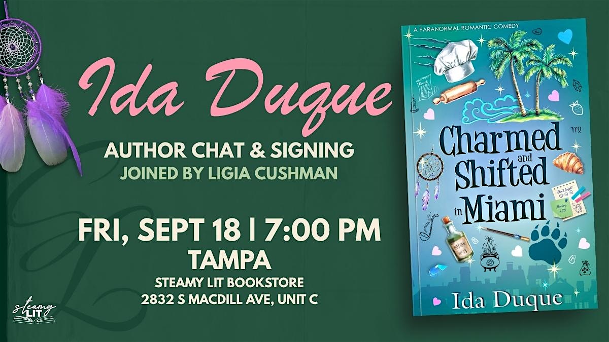 Author Visit (Tampa) Ida Duque - Conversation Q&A and Meet & Greet Signing