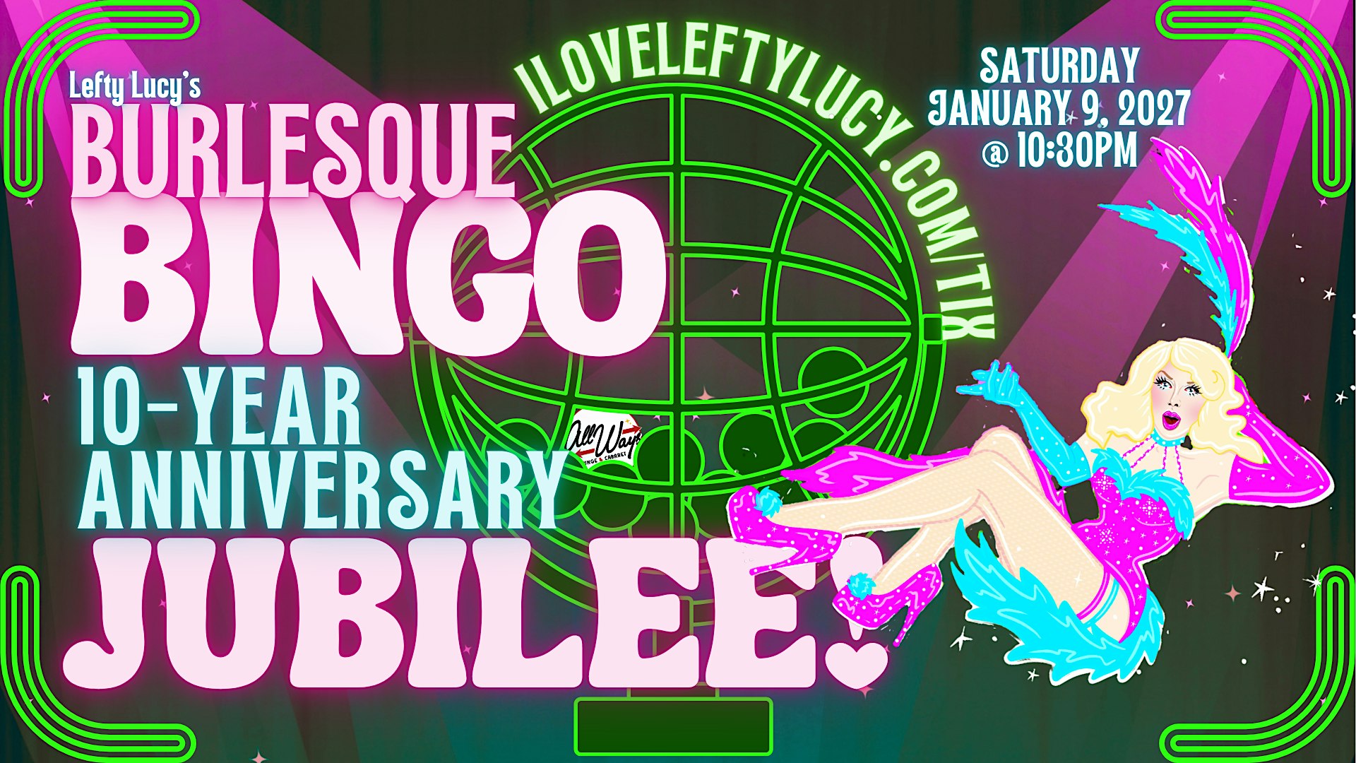 Lefty Lucy's Burlesque Bingo JUBILEE!