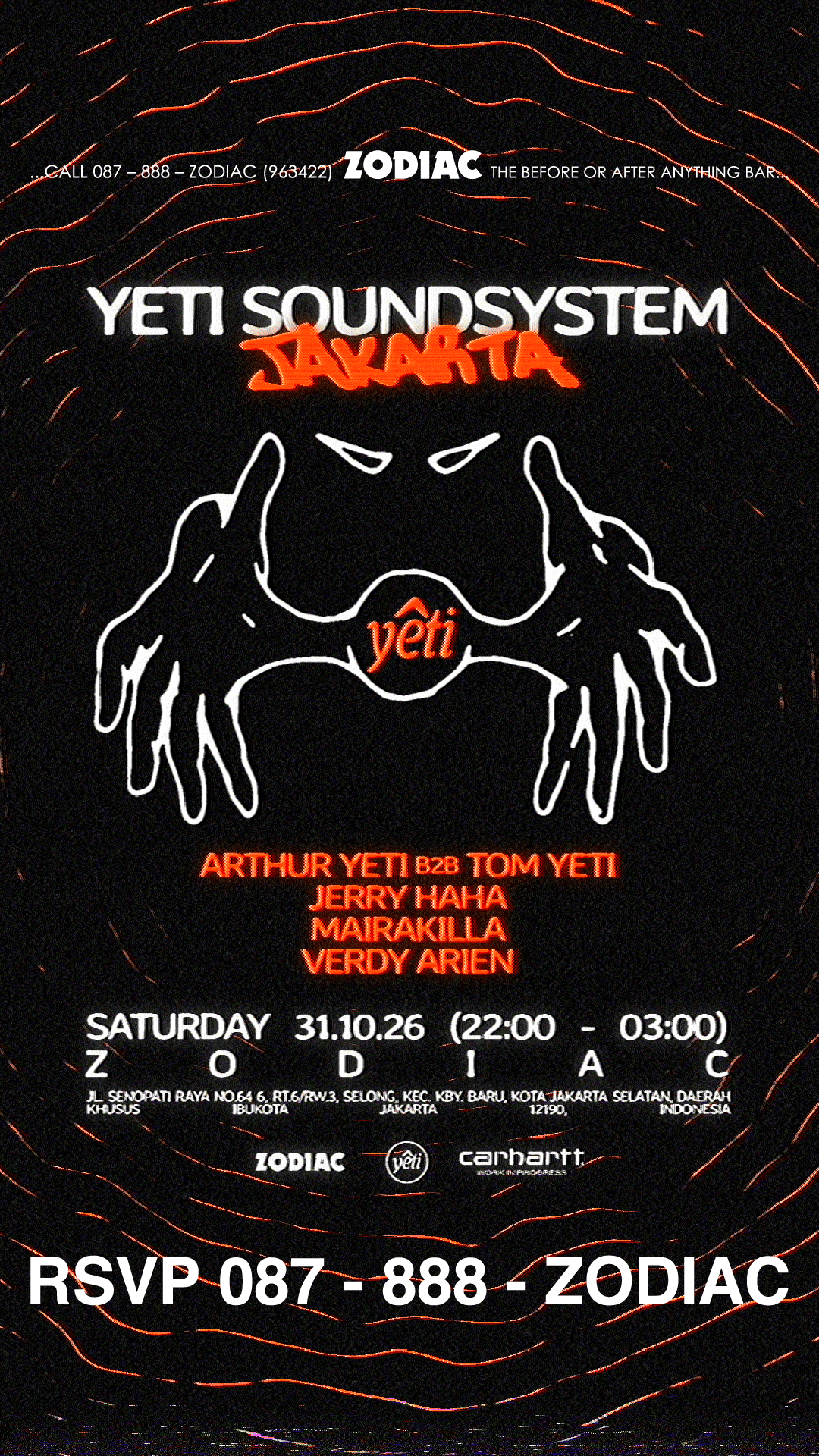 Yeti SOUNDSYSTEM TOUR: JAKARTA