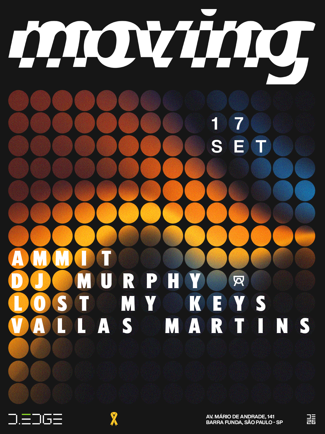 MOVING D-EDGE SP pres.: AMMIT. DJ Murphy. Lost my Keys. Vallas Martins