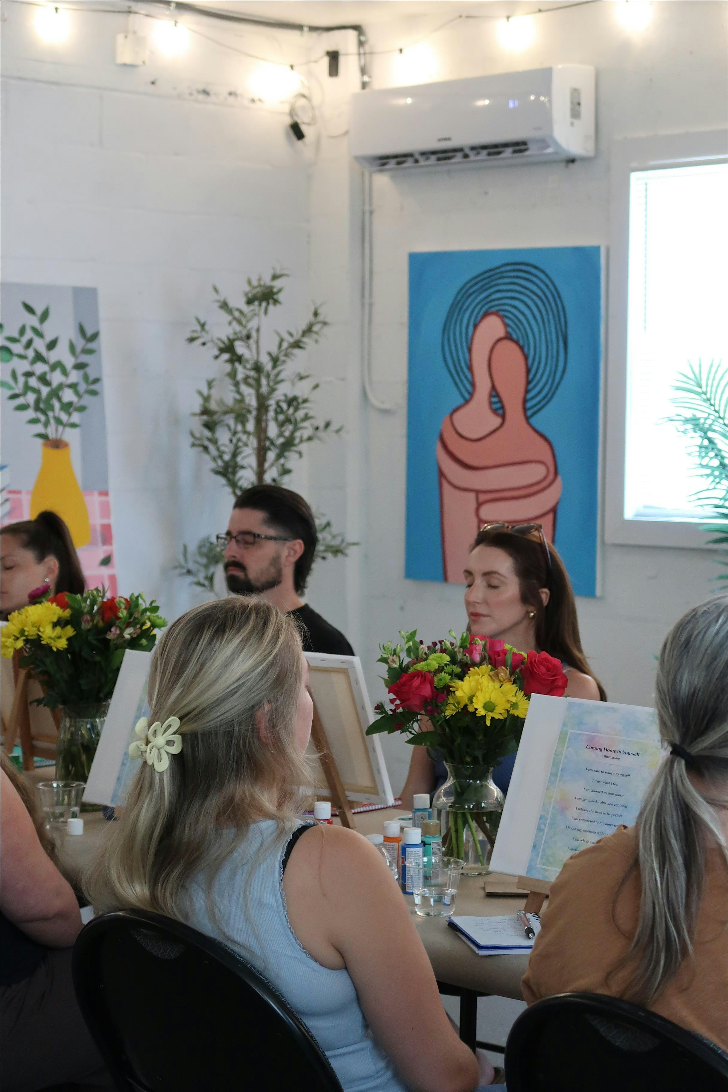 Painting Your Soul: A Guided Art and Meditation Workshop by Karen Hanlon