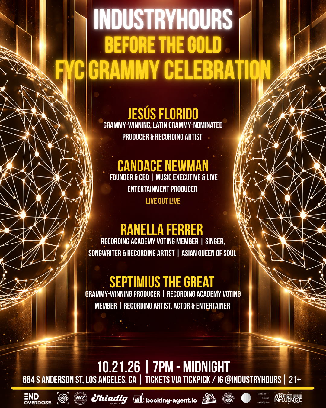 IndustryHours presents FYC - GRAMMY Panel + Party