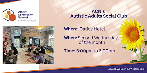 ACN Autistic Adults Social Club - Oatley