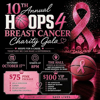 10TH ANNUAL HOOPS 4 BREAST CANCER CHARITY GALA