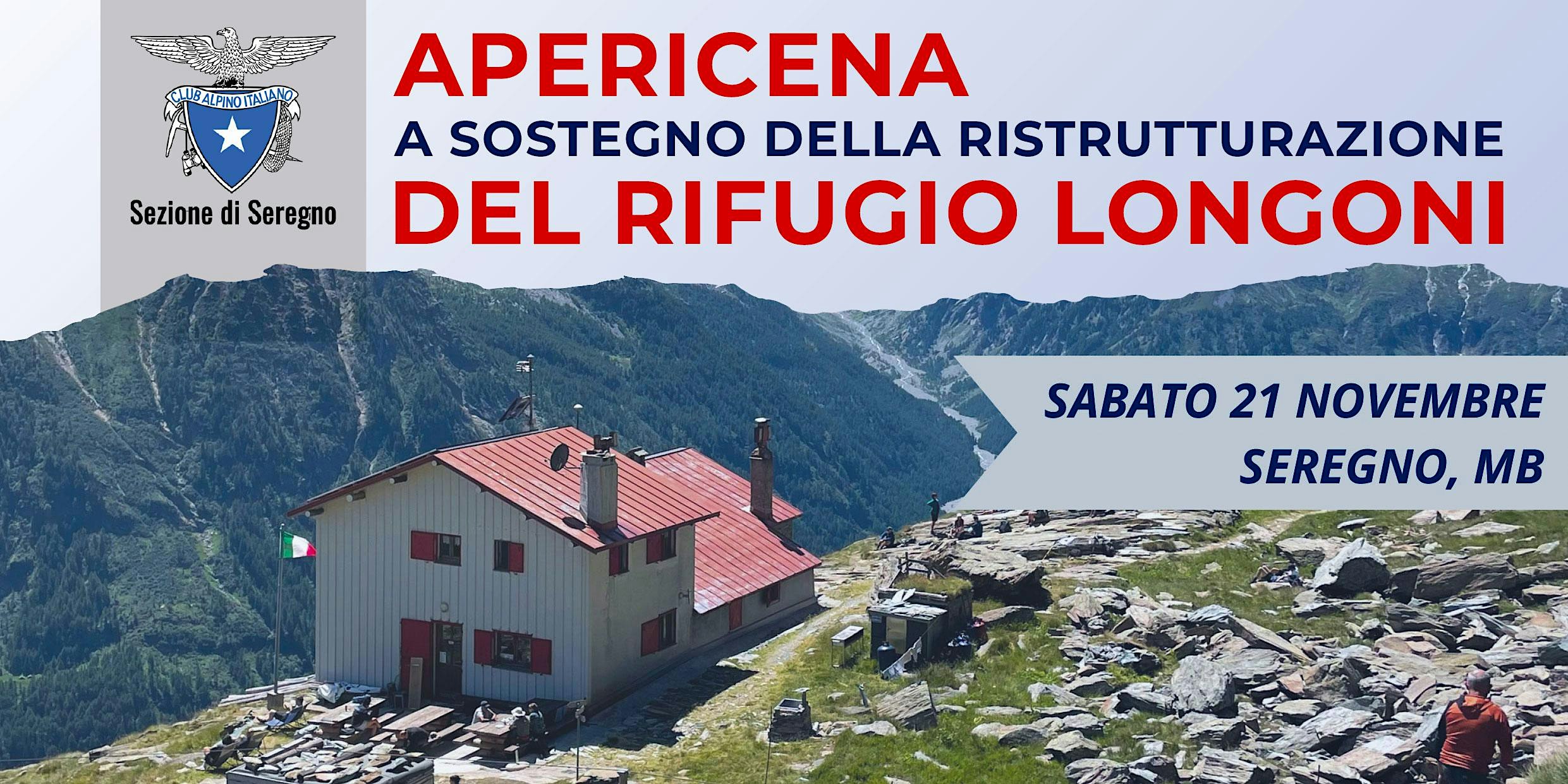 Apericena a sostegno della ristrutturazione del Rifugio Longoni