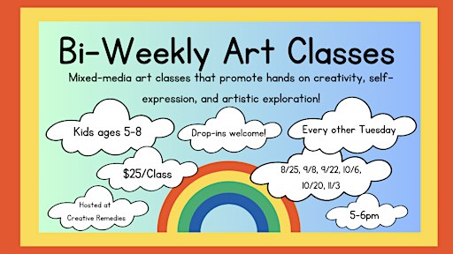 Bi-Weekly Kids Art Group! (10/6)