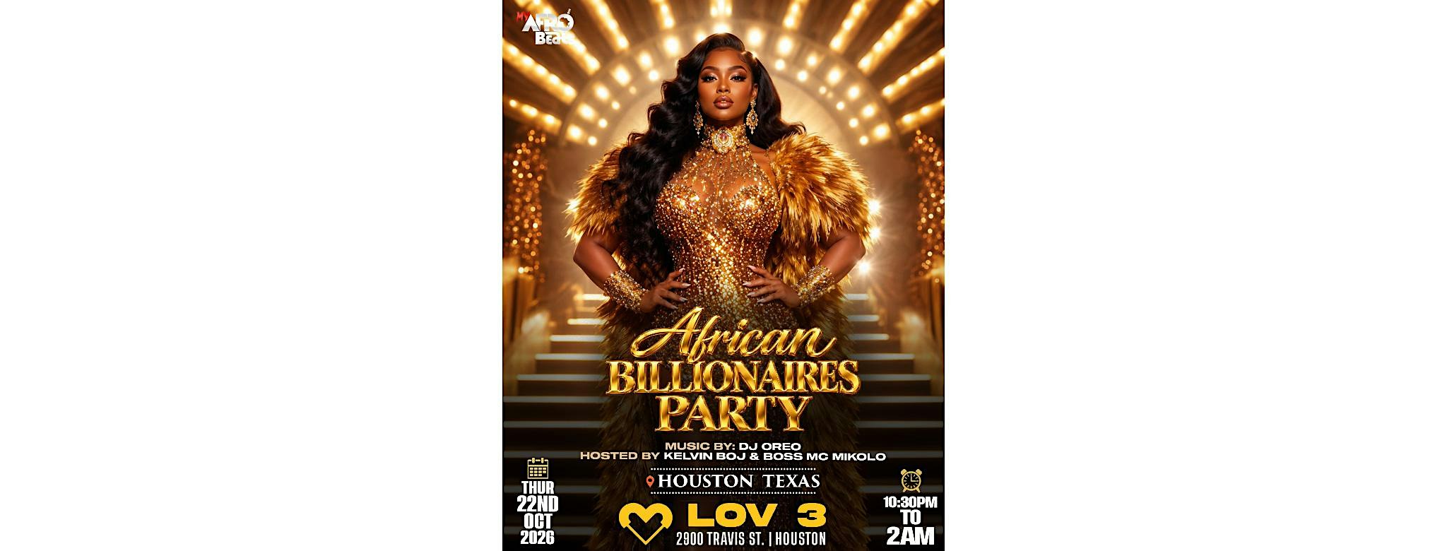 MyAfrobeats African Billionaires Exclusive Party at Lov3 Houston.