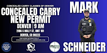 Colorado Concealed Carry (CCW) Class – New Permit Applicants | Denver, CO