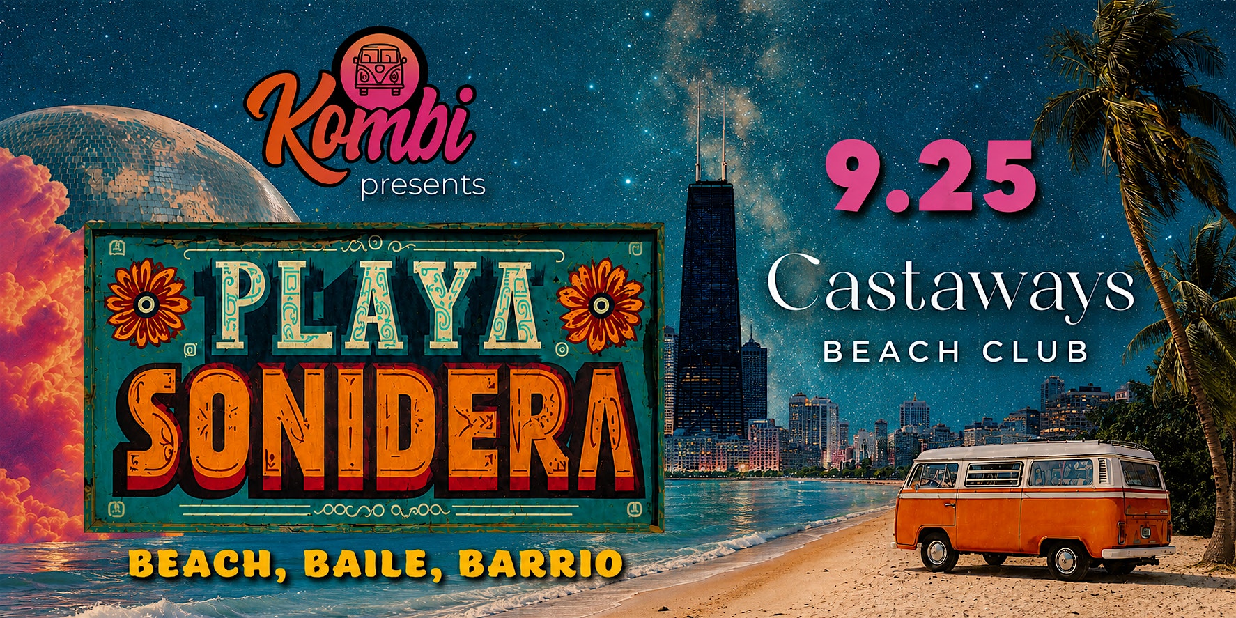 PLAYA SONIDERA: Dance Party at Castaways Beach Club