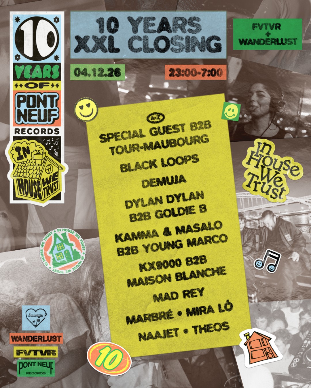 PONT NEUF 10 YEARS XXL CLOSING