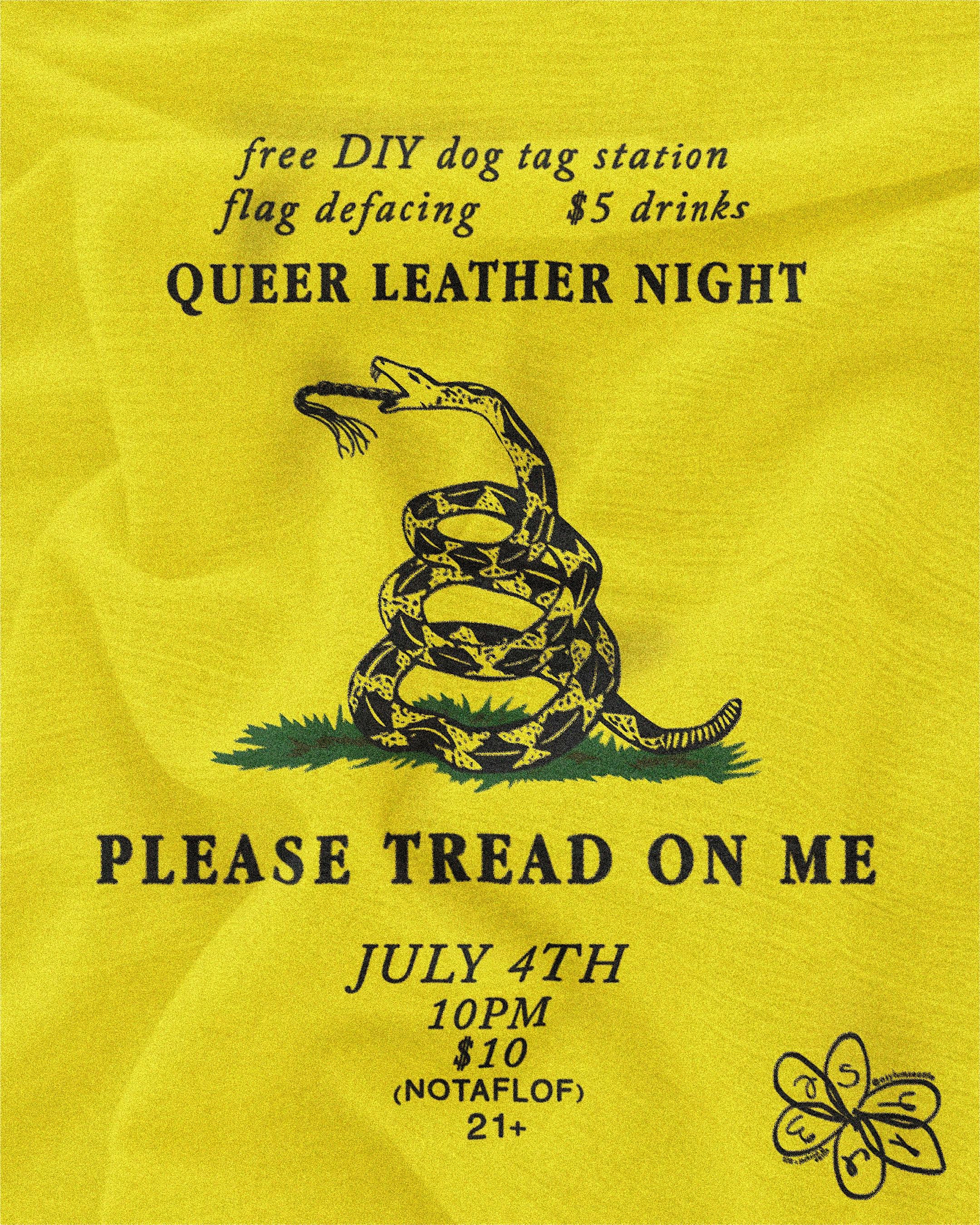 LEATHER WEATHER: Queer Leather Night
