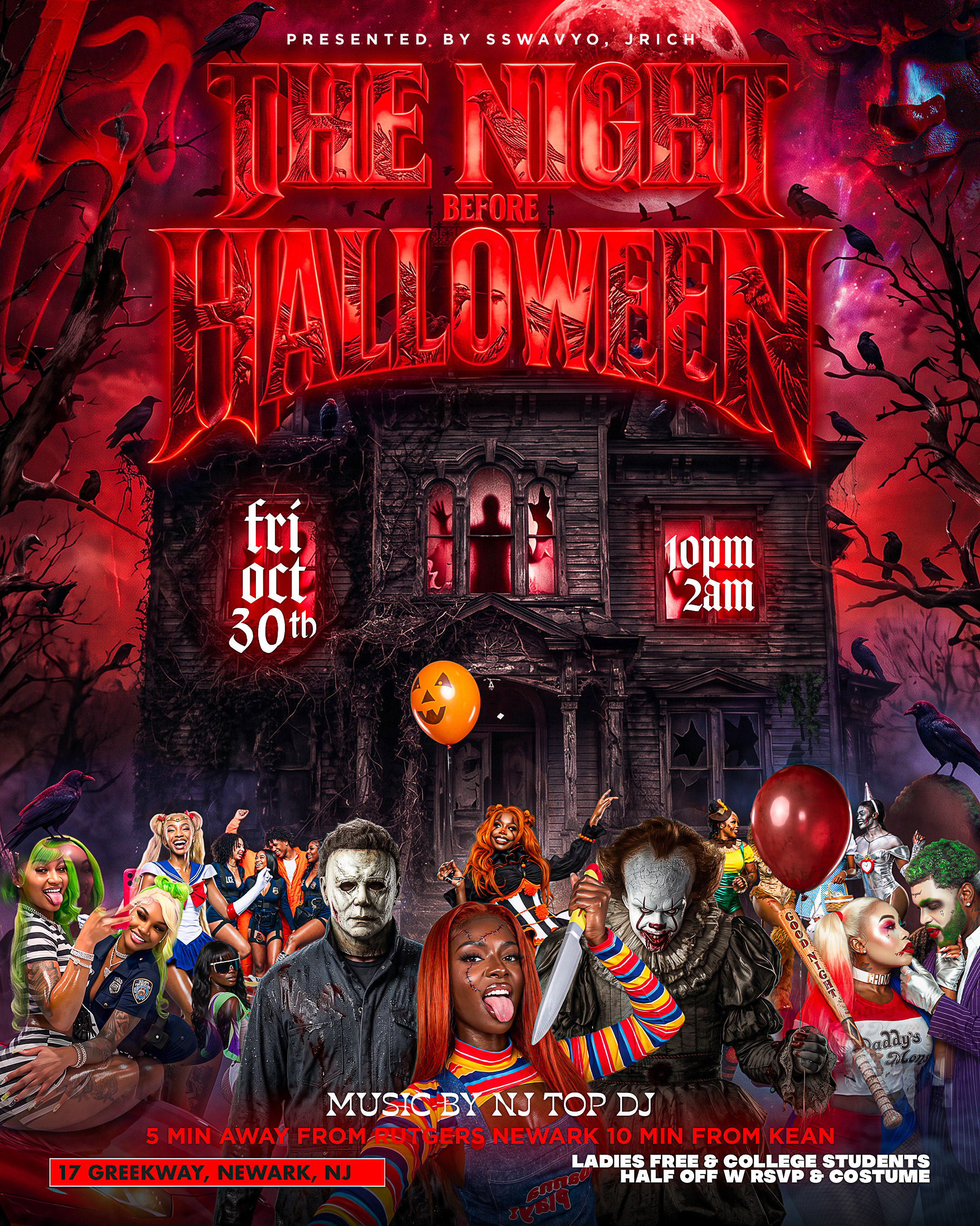 THE NIGHT BEFORE HALLOWEEN