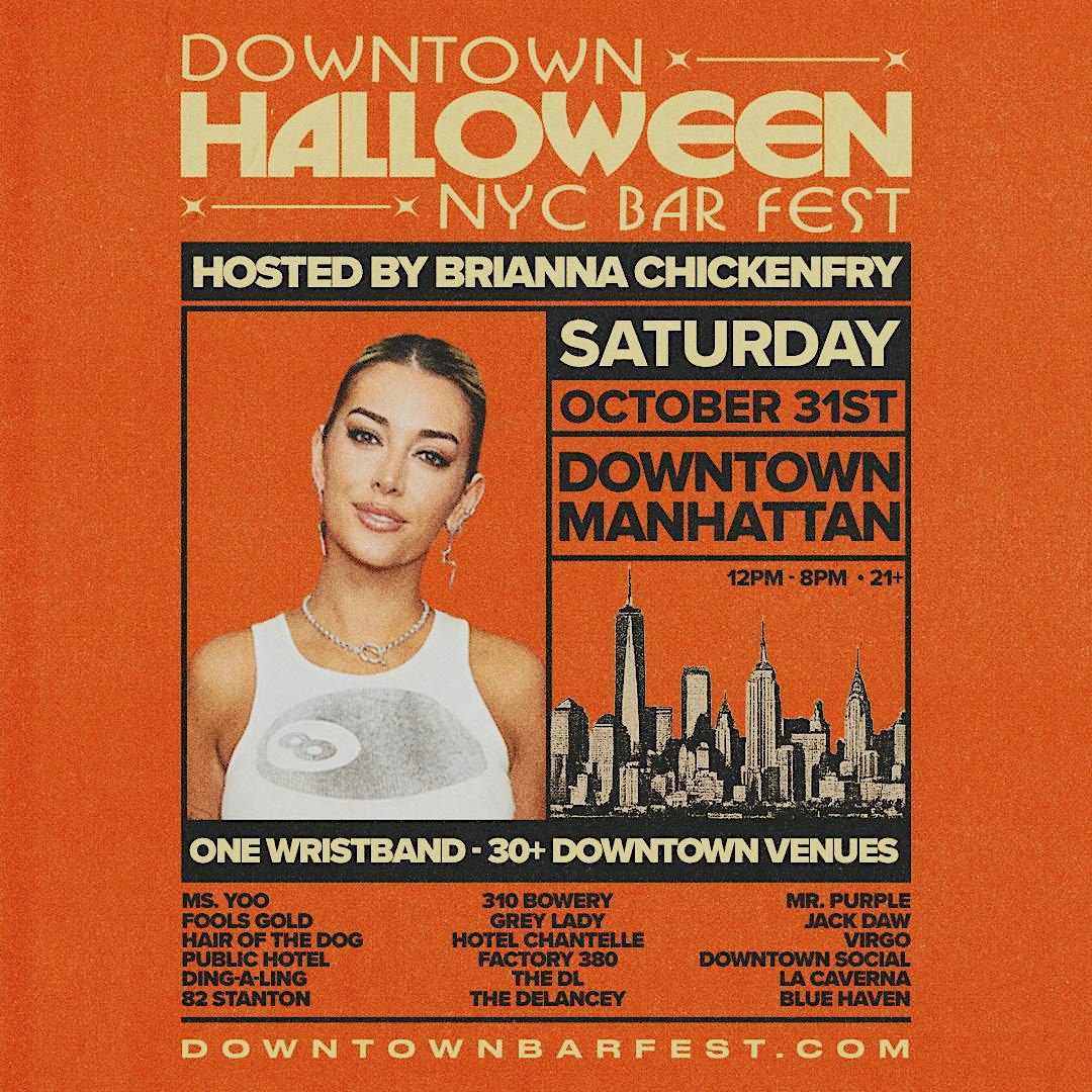 Downtown Halloween Bar Fest Hosted By Brianna Chickenfry 10/31
