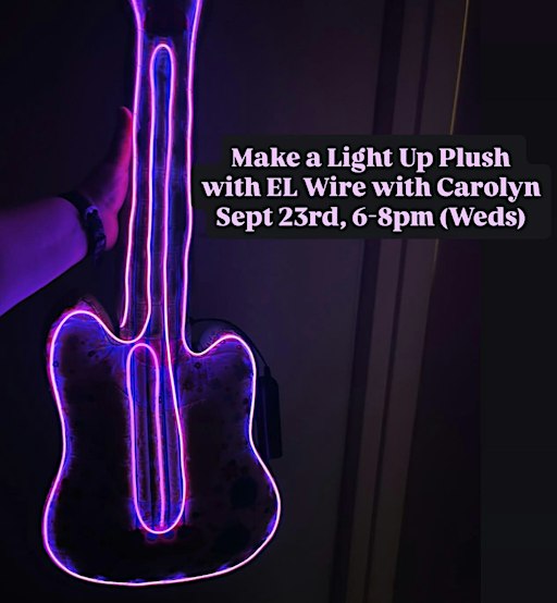Make a Light Up Plush with EL Wire
