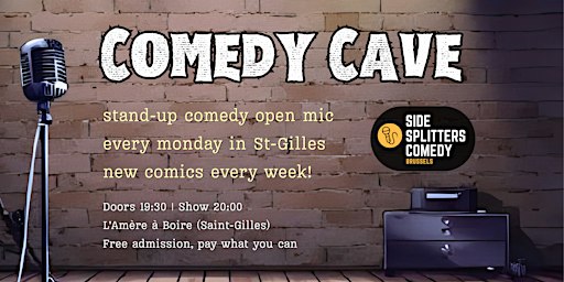 Comedy Cave – Brussels’ FREE Underground English Comedy Nights