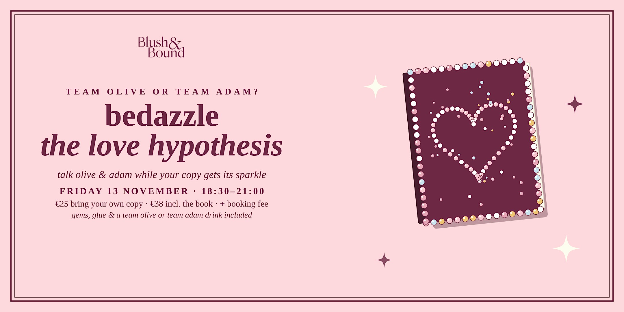 Bedazzle Your Book · The Love Hypothesis Edition