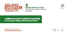 L'alleanza per la salute mentale -Presentazione di Milano4MentalHealth 2026
