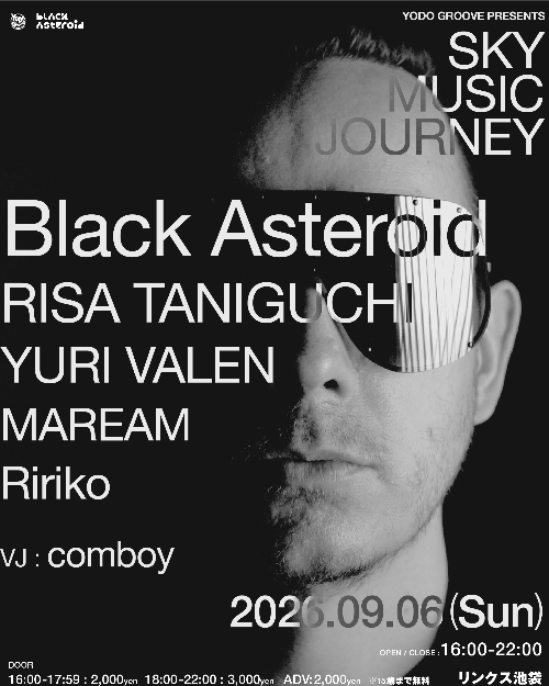 Black Asteroid (US) × Risa Taniguchi — TOKYO ROOFTOP TECHNO | YODO GROOVE