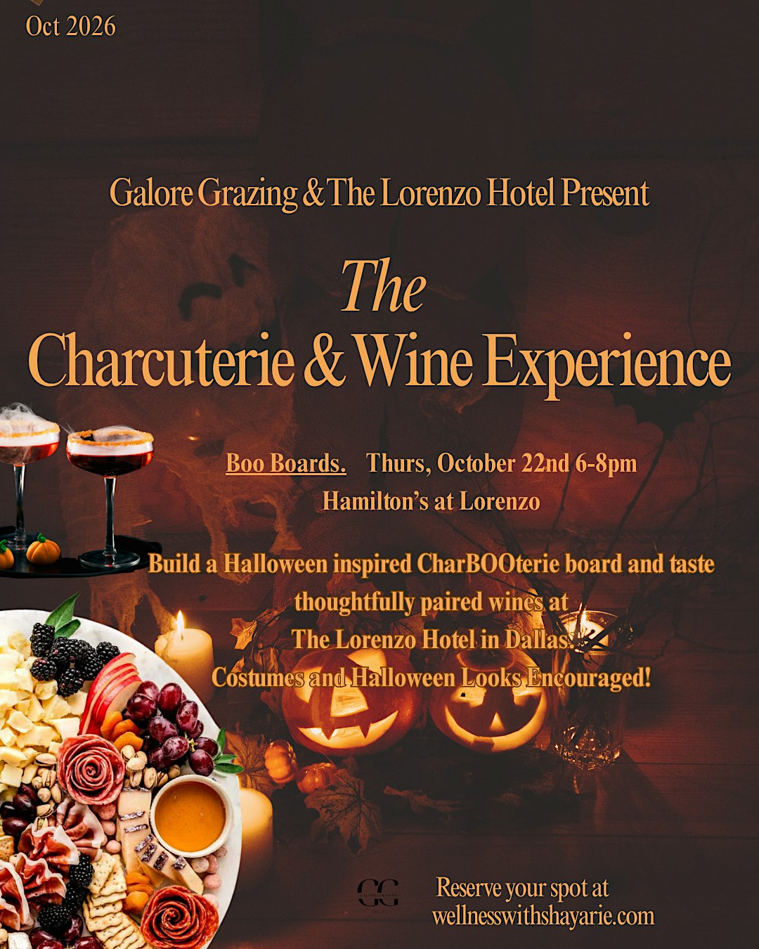 A Halloween Charcuterie and Wine Experience With Galore Grazing Dallas