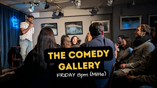 Laughs & Drinks in an Art Gallery - English Comedy Special