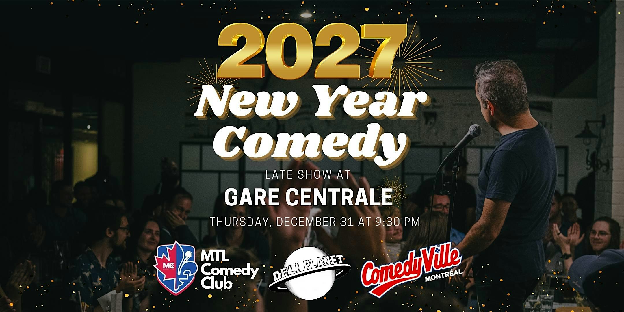 Montreal New Year's Eve Comedy 2026 (Early Show - Deli Planet)