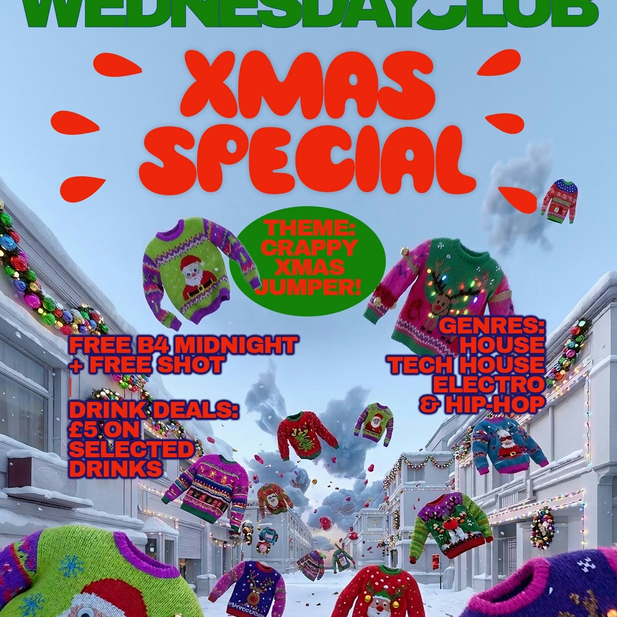 Wednesday Club: House, Electro and Hip Hop