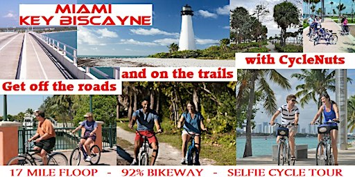 Miami/Key Biscayne, Florida Bikeway Tour - a Smart-Guided Selfie Cycle Tour