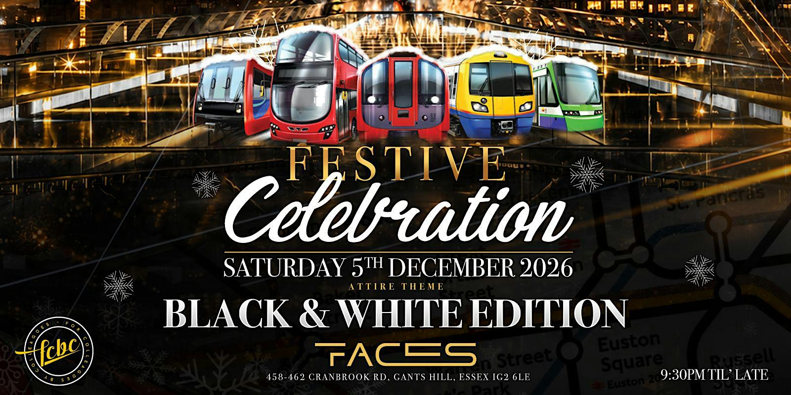Festive Celebration ~ Black & White Edition