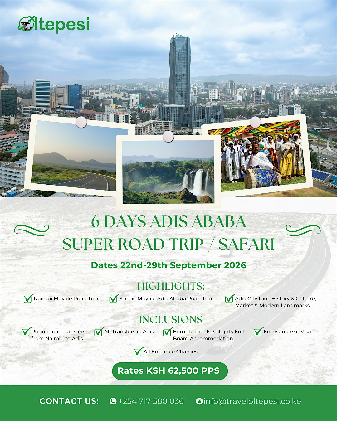 6 DAYS NAIROBI -ADIS ABABA SUPER ROAD TRIP