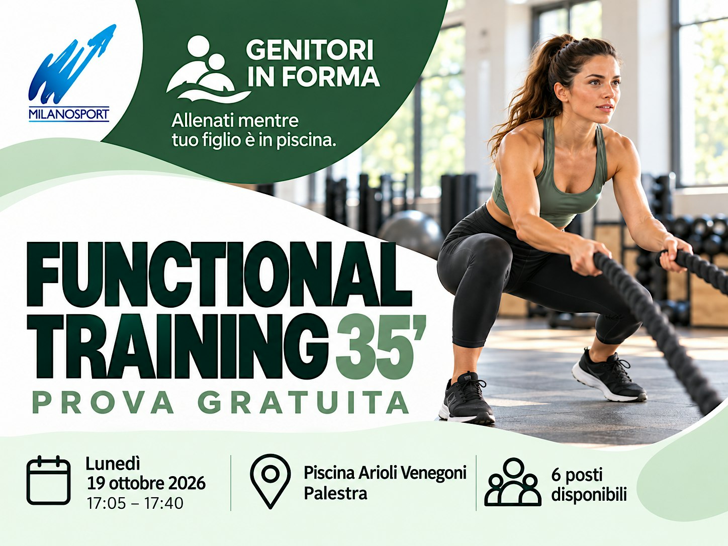 Prova gratuita Functional Training 35’  | Arioli Venegon