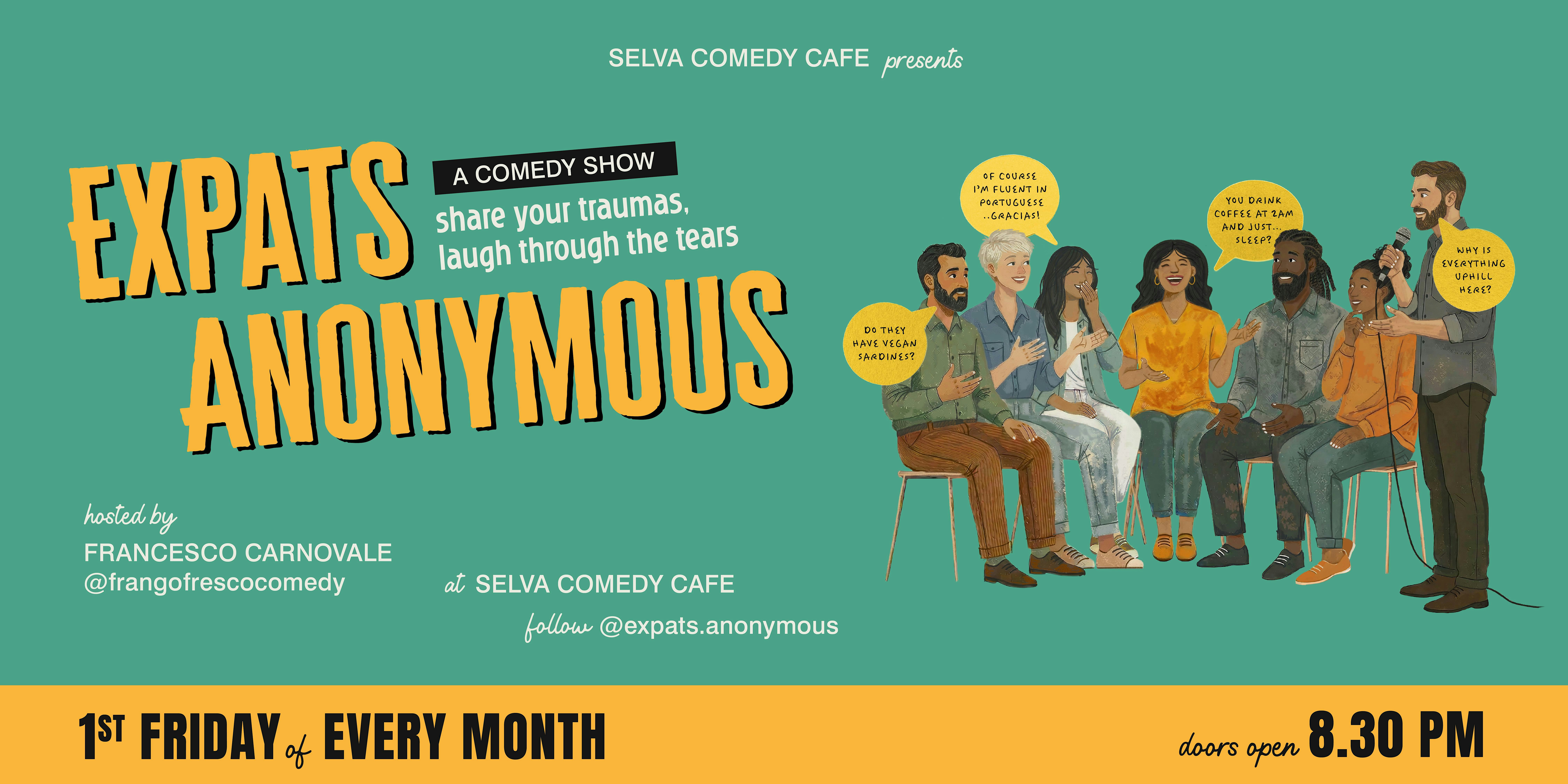 Expats Anonymous - Comedy Night About Life Abroad (In English)