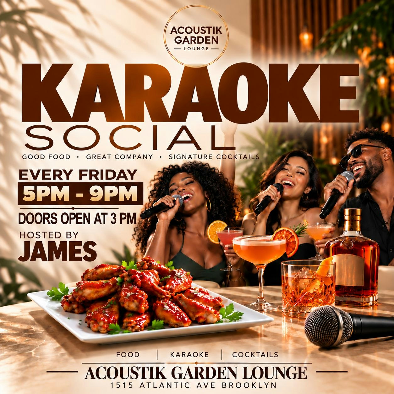 KARAOKE HAPPY HOUR: SING, SIP & SOCIALIZE