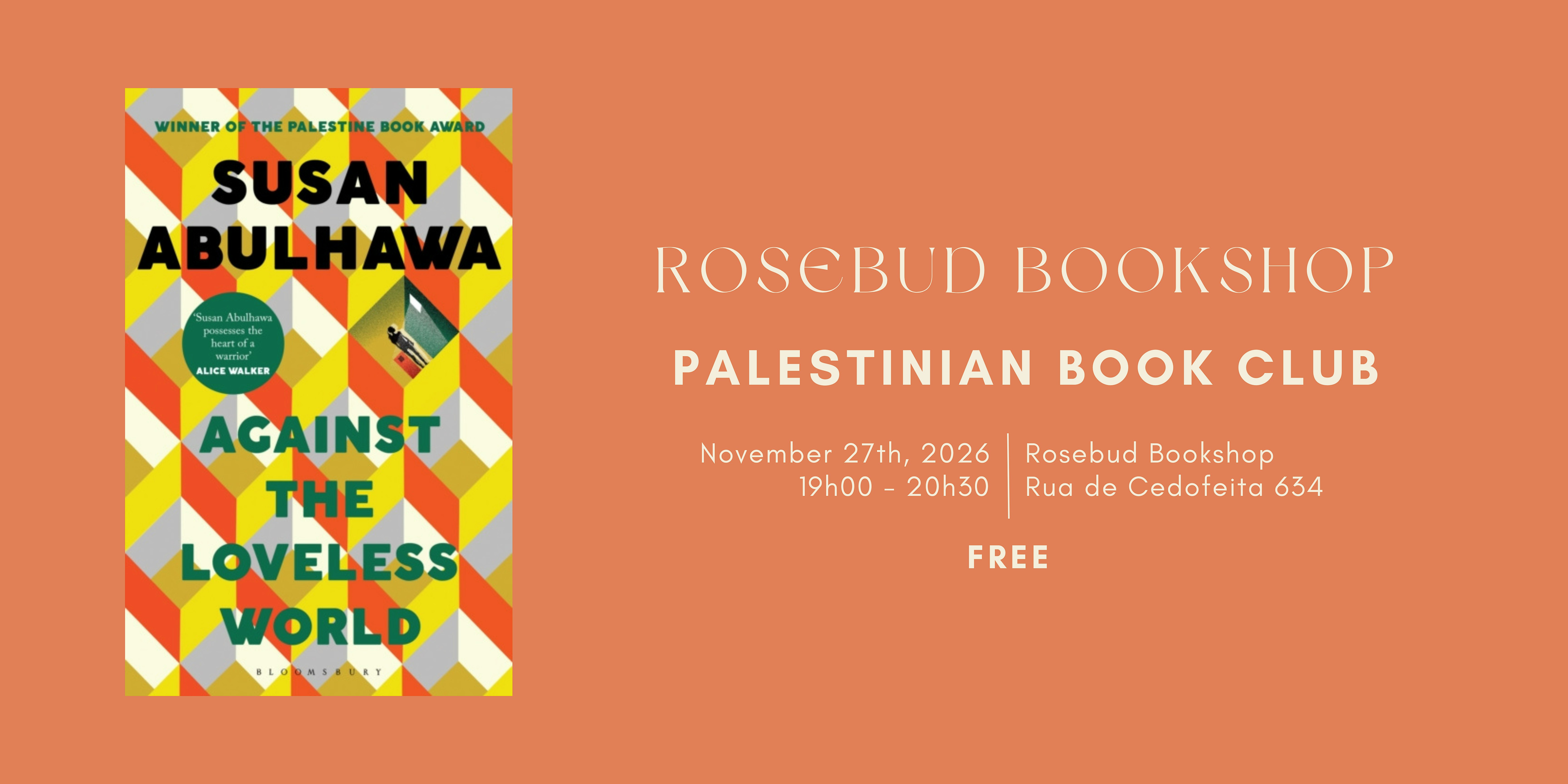 Rosebud Bookshop - Palestinian Book Club