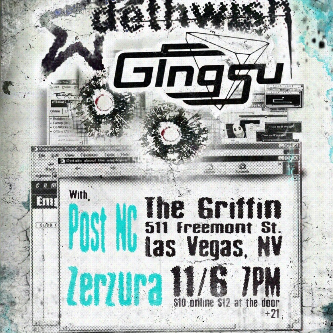 DETHWISH w/ Gingsu, Post NC, Zerzura 